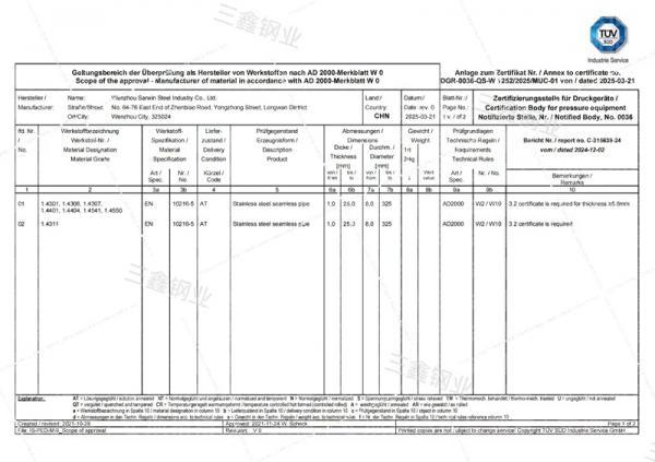 溫州市三鑫鋼業(yè)有限公司,歐盟壓力管道PED 4.3認(rèn)證